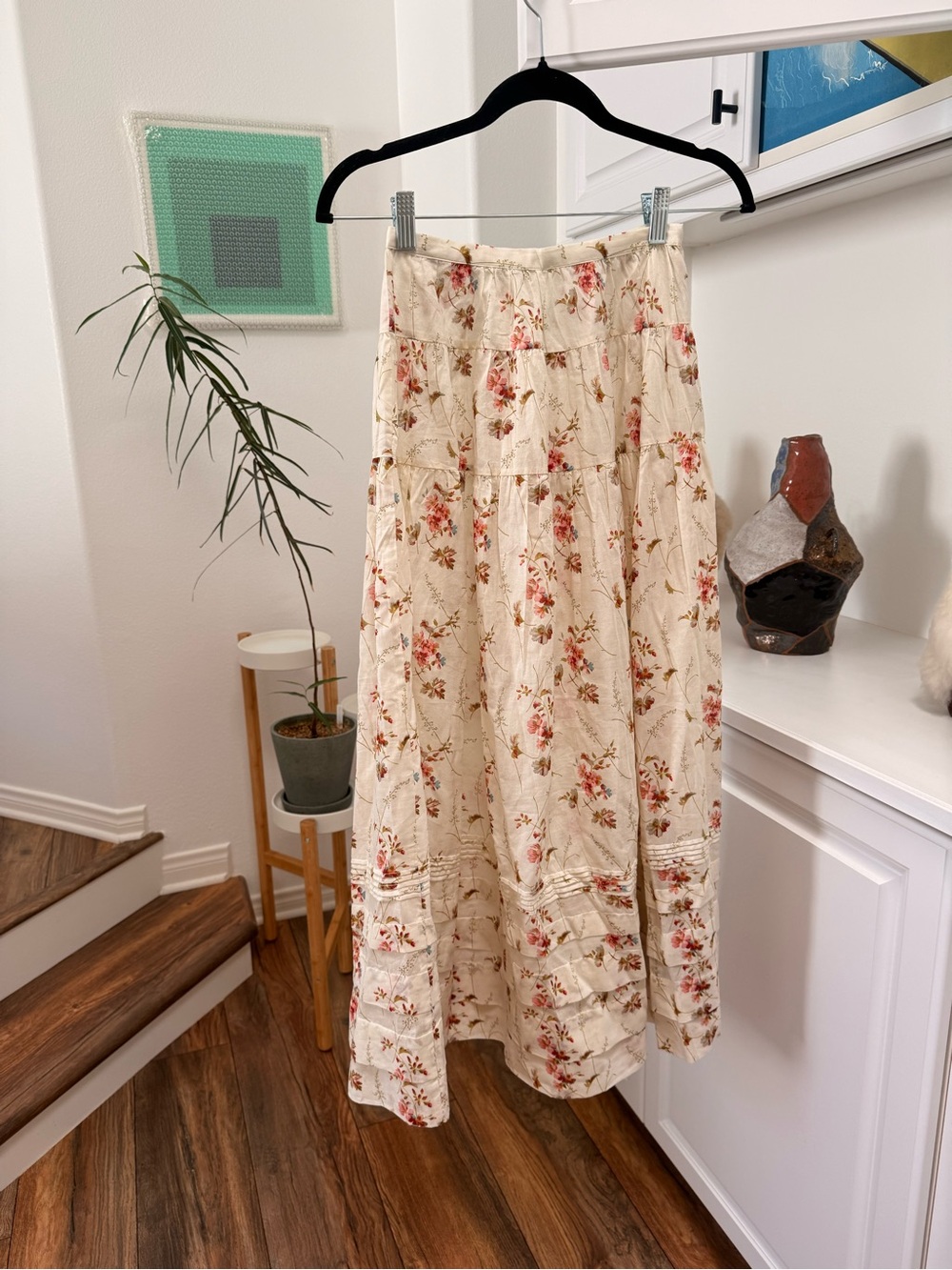 Doen- Marie skirt blanc prairie rose